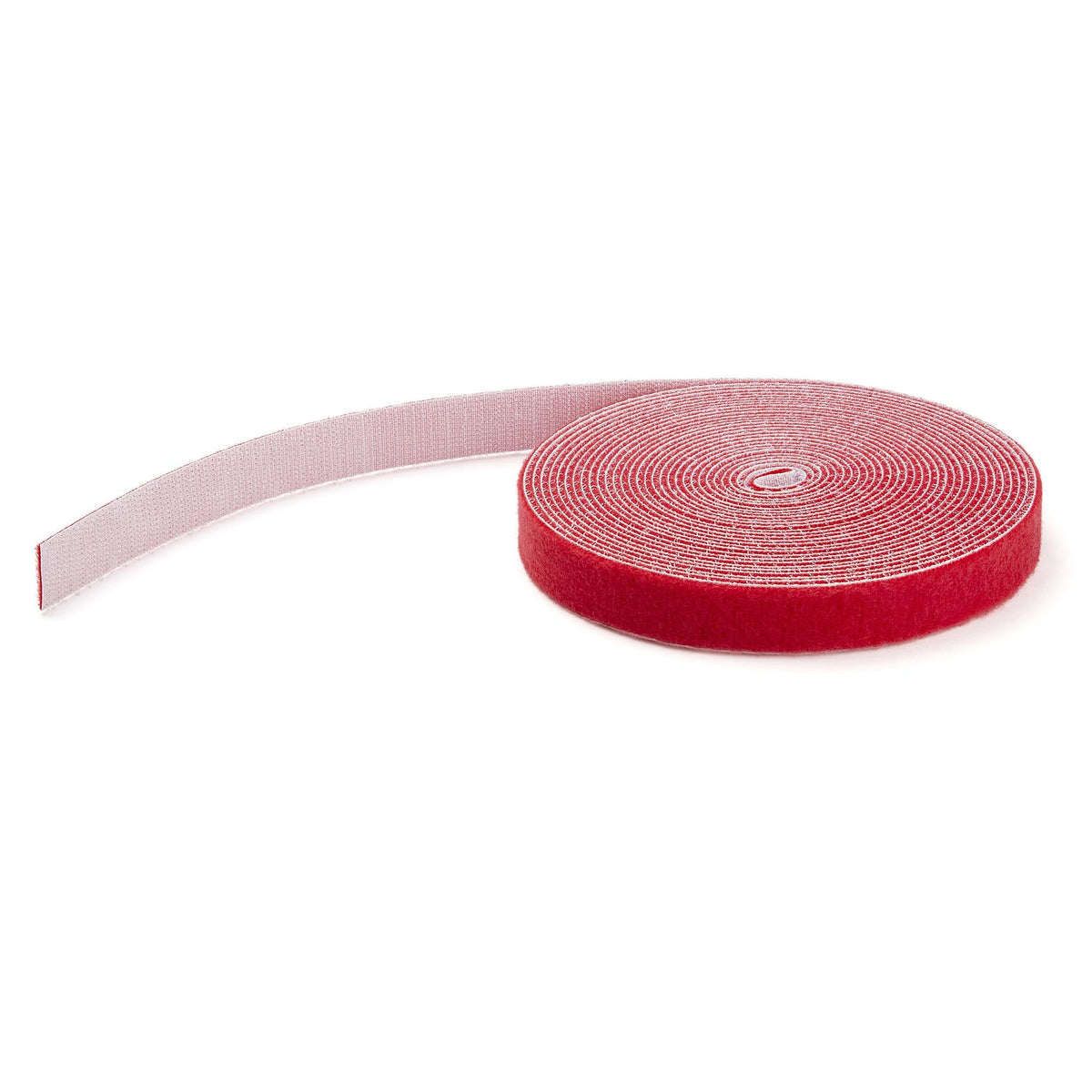 StarTech.com HKLP25 25ft Hook and Loop Roll Red Reusable Cable Ties