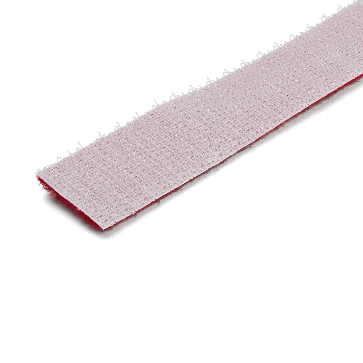 StarTech.com HKLP50 50ft Hook and Loop Roll Red Reusable Cable Ties