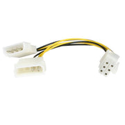 StarTech.com LP4PCIEXADAP 15cm Internal PCI Express Power Cord Adapter