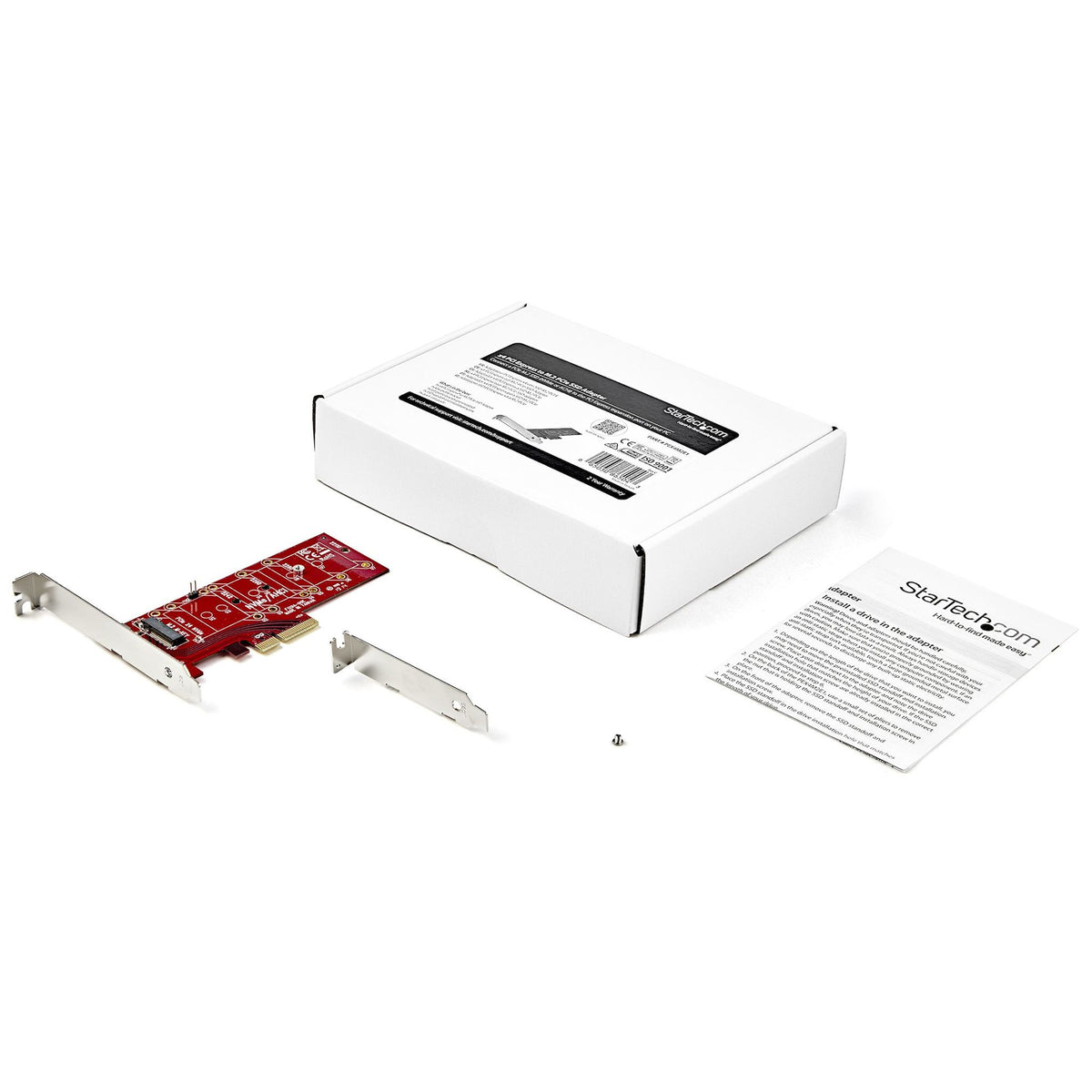 StarTech.com M.2 to PCIe x4 NVMe Low Profile Adapter Card