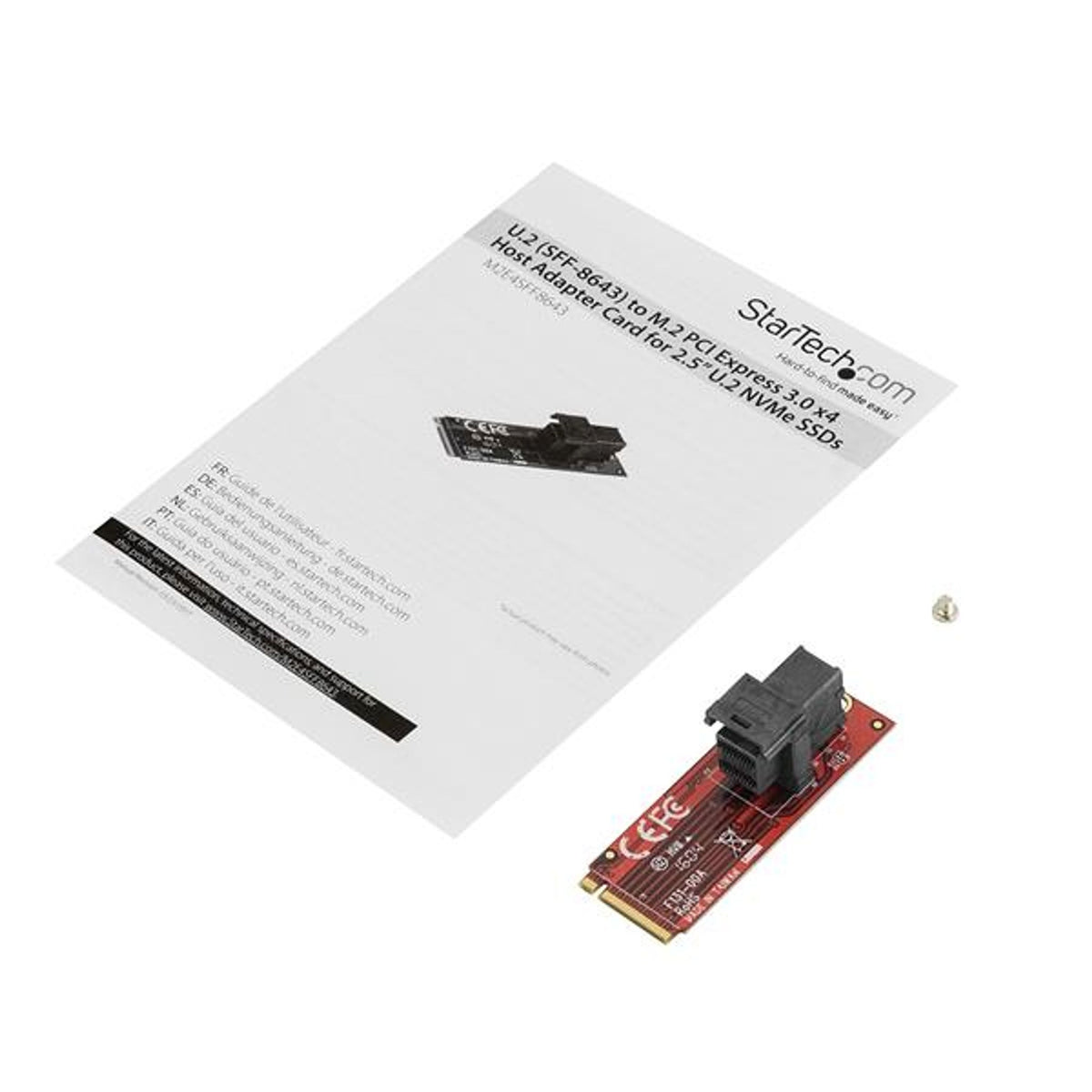 StarTech.com M.2 to U.2 Adapter TAA Compliant