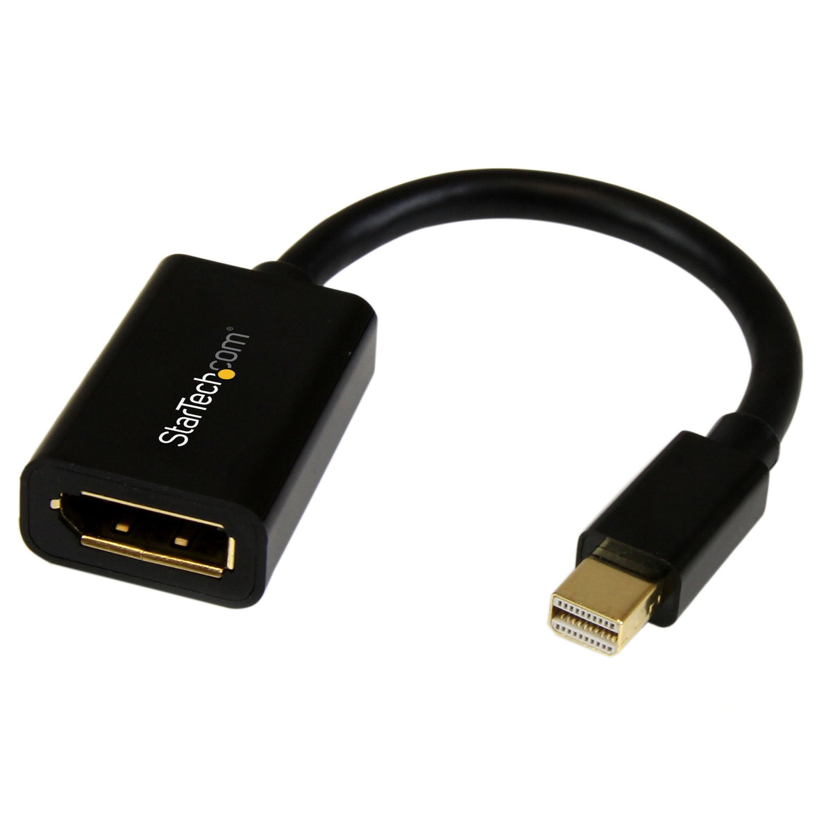 StarTech.com Mini DisplayPort to DP 1.2 Adapter 4K 3840x2400 Black