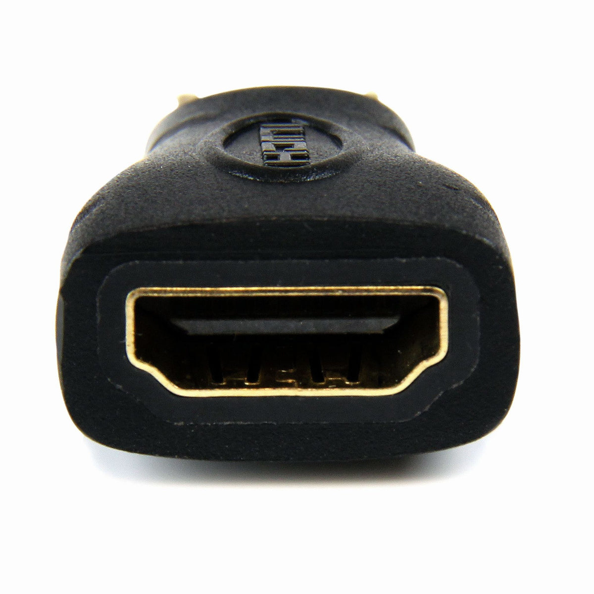 StarTech.com Mini HDMI to HDMI Adapter 4K 30Hz Gold Connectors Black