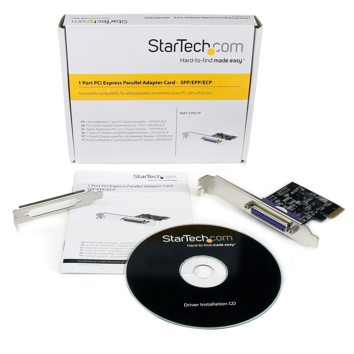 StarTech.com Parallel Adapter PCI Express x1 Low Profile
