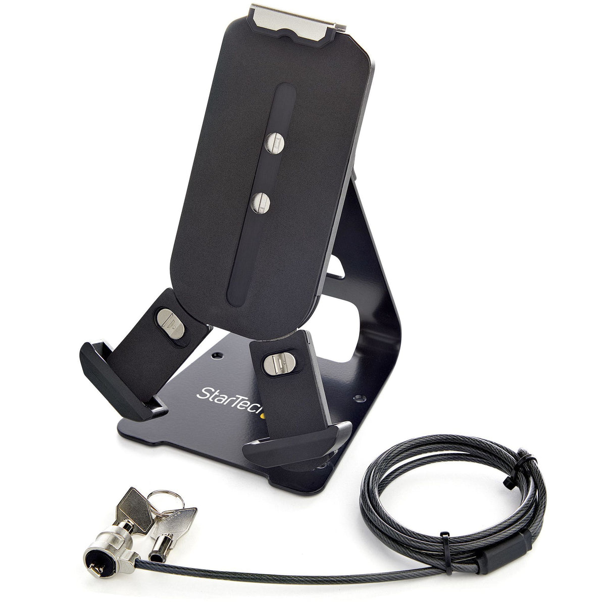 StarTech.com Secure Tablet Stand with K-Slot Cable Lock 7.9"-13" Adjustable