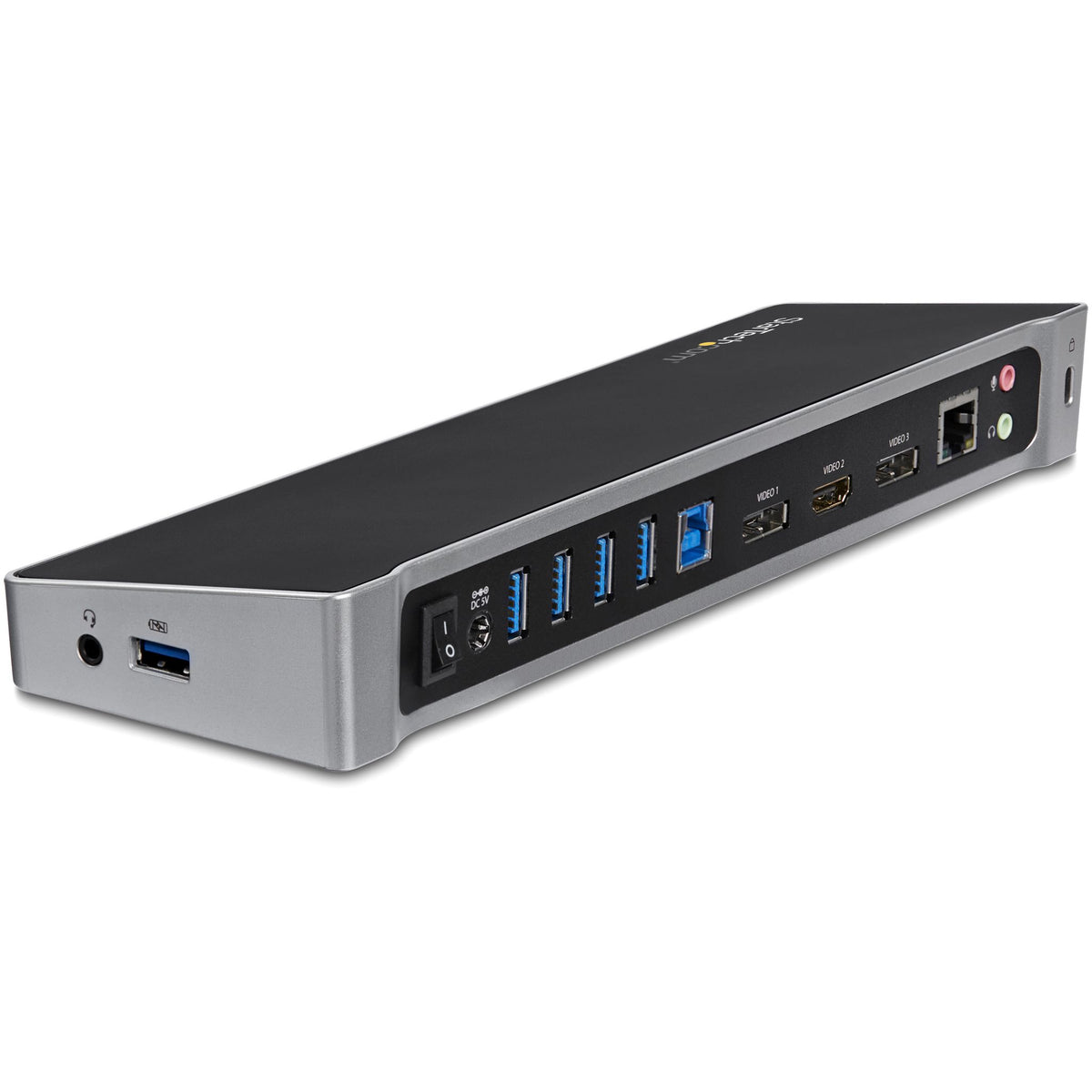 StarTech.com Triple Monitor USB 3.0 Docking Station 4K HDMI DP GbE USB-A