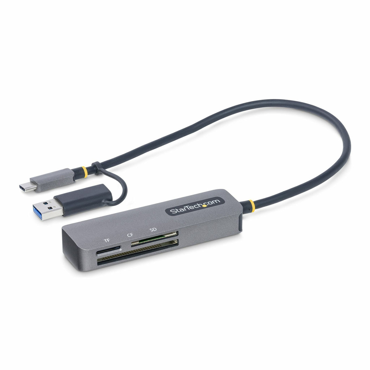 StarTech.com USB 3.0 SD microSD CF Multi-Card Reader USB-C USB-A