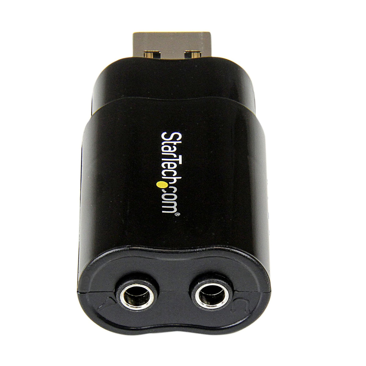 StarTech.com USB Audio Adapter USB 2.0 Mini Phone I/O Black