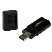 StarTech.com USB Audio Adapter USB 2.0 Mini Phone I/O Black