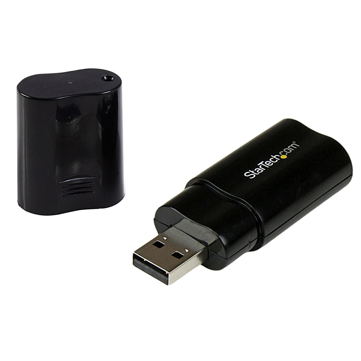 StarTech.com USB Audio Adapter USB 2.0 Mini Phone I/O Black