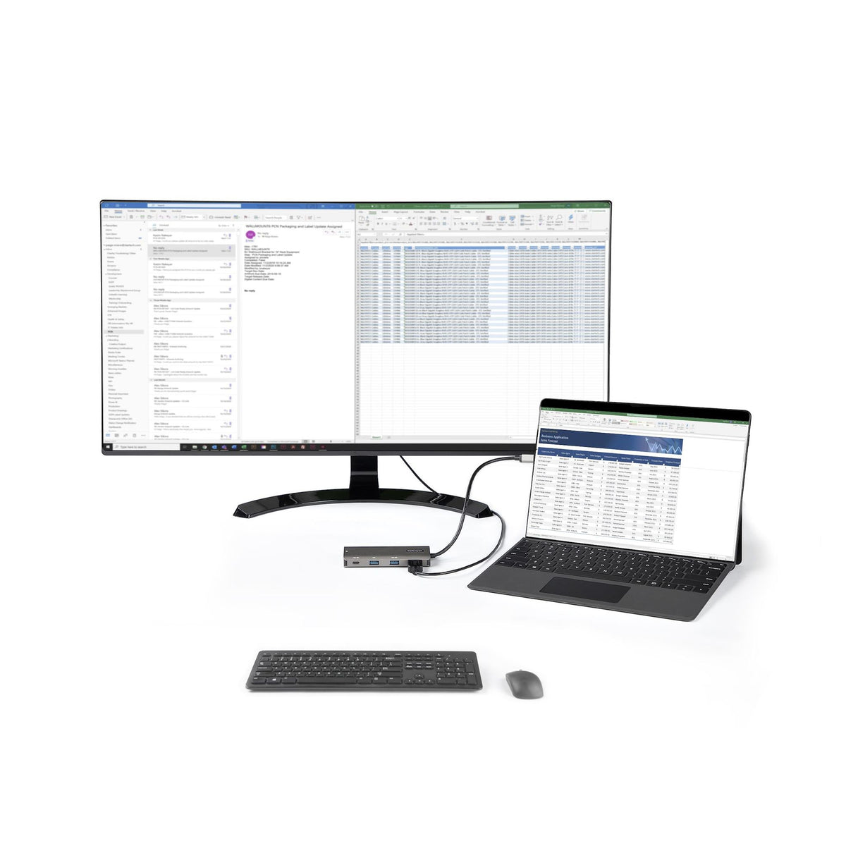 StarTech.com USB-C Docking Station 100W 3xUSB HDMI Thunderbolt Hub Grey