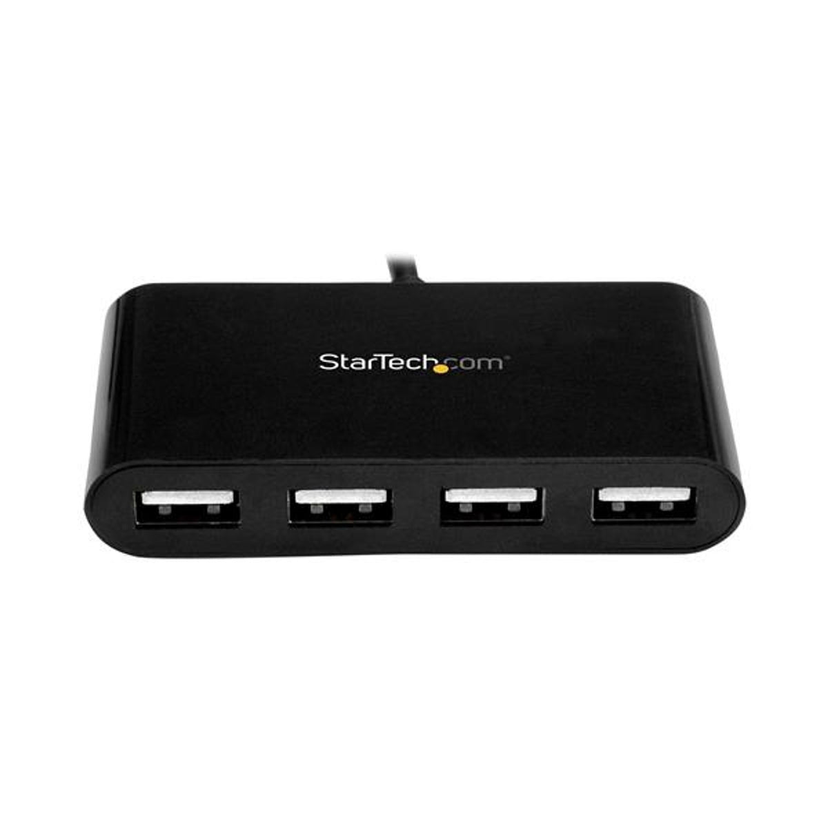 StarTech.com USB-C Hub 4 USB 2.0 Ports External Black
