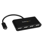 StarTech.com USB-C Hub 4 USB 2.0 Ports External Black