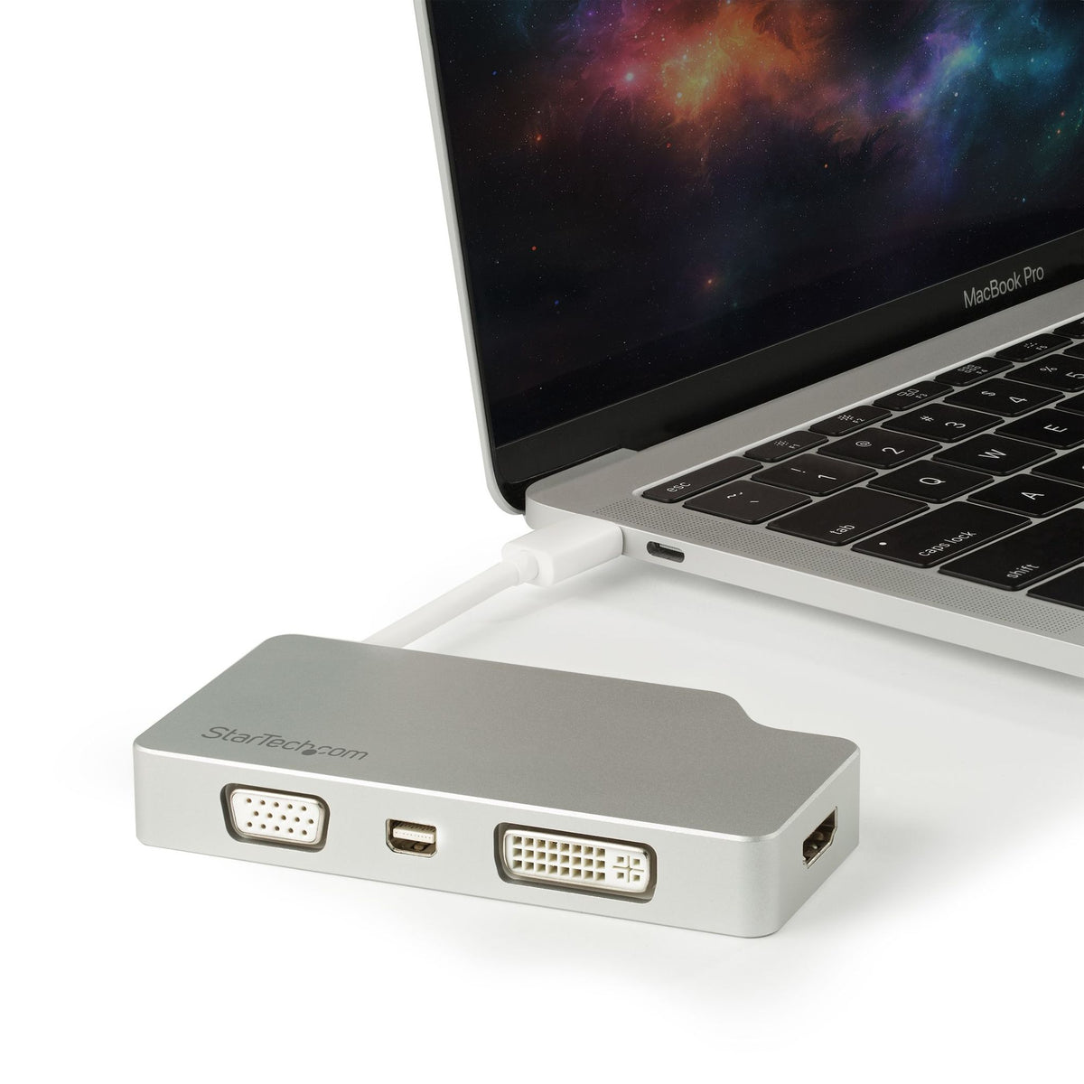 StarTech.com USB C Multiport Adapter 4K HDMI VGA DVI DP