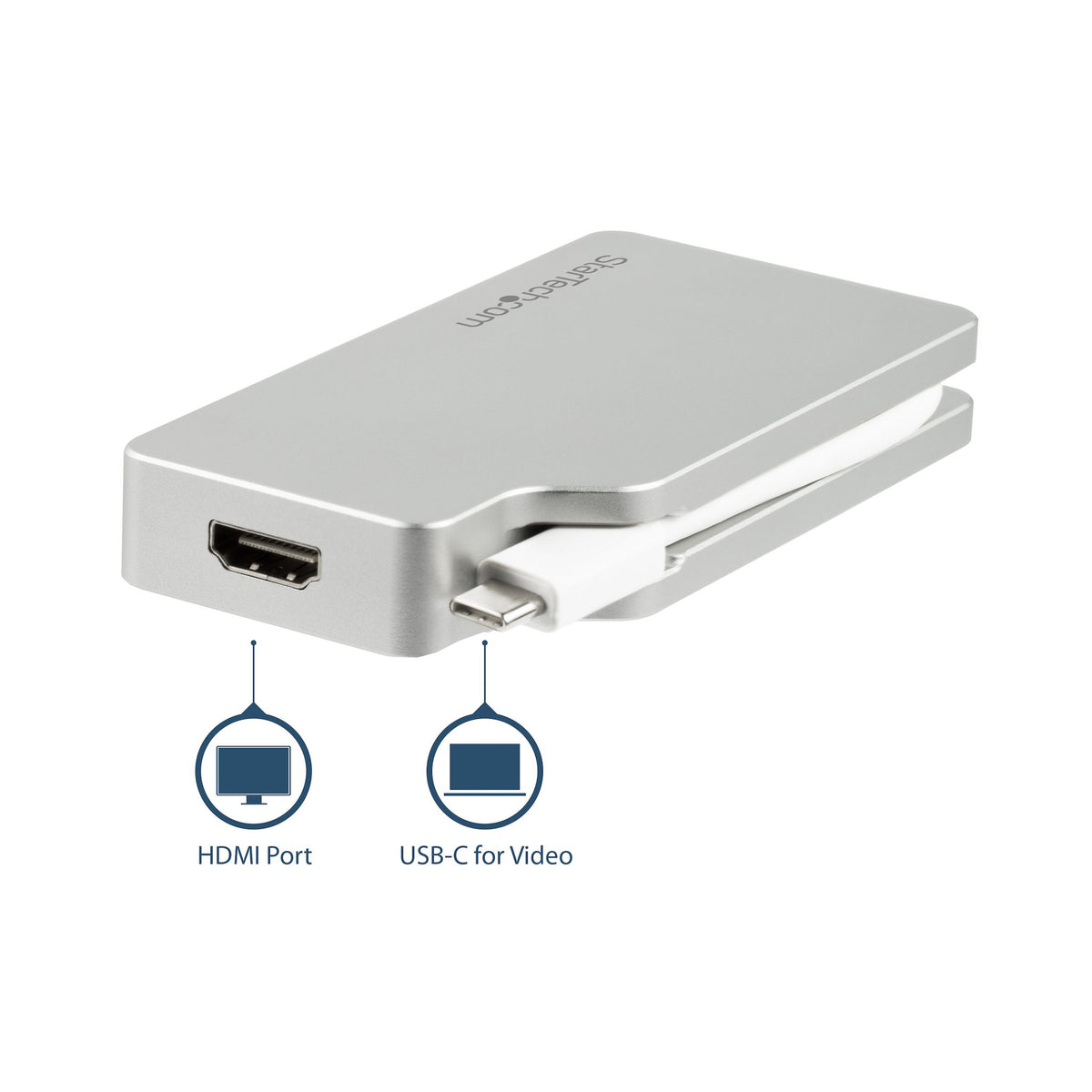 StarTech.com USB C Multiport Adapter 4K HDMI VGA DVI DP