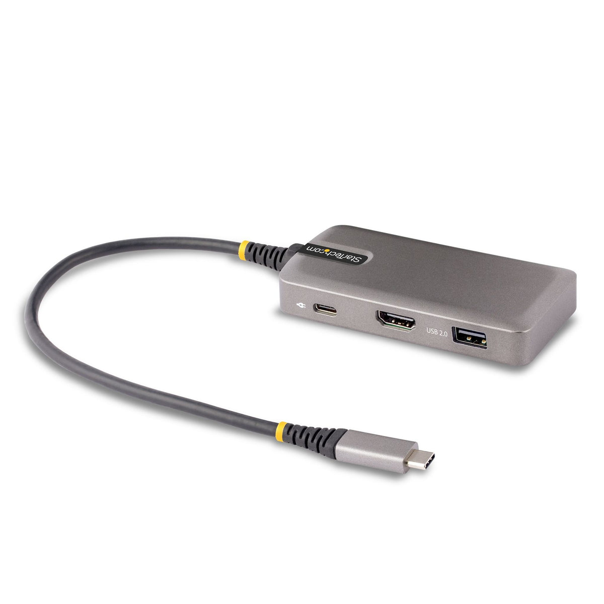 StarTech.com USB-C Multiport Adapter 4K60Hz HDMI 3-Port USB Hub 100W PD Mini