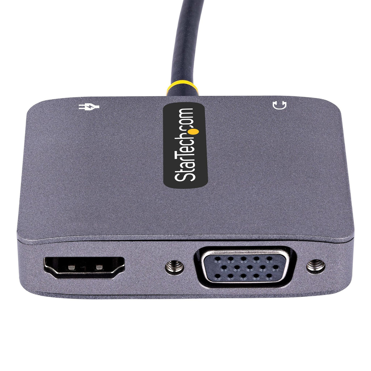 StarTech.com USB C Multiport Adapter 4K60Hz HDR HDMI VGA 100W PD