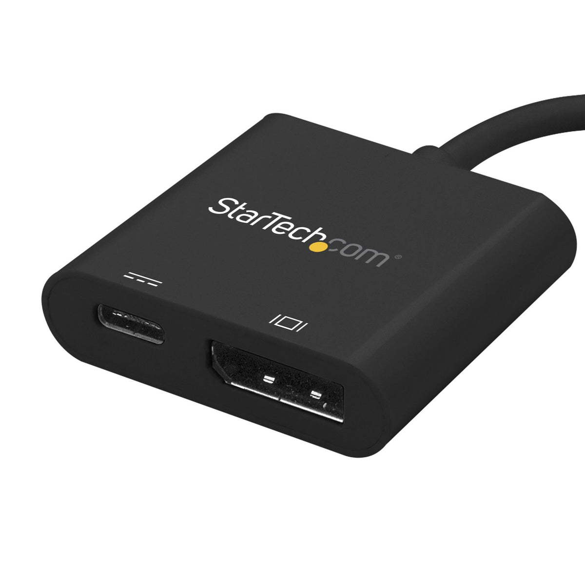 StarTech.com USB C to DisplayPort Adapter 4K 60Hz 60W PD Black