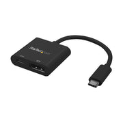 StarTech.com USB C to DisplayPort Adapter 4K 60Hz 60W PD Black