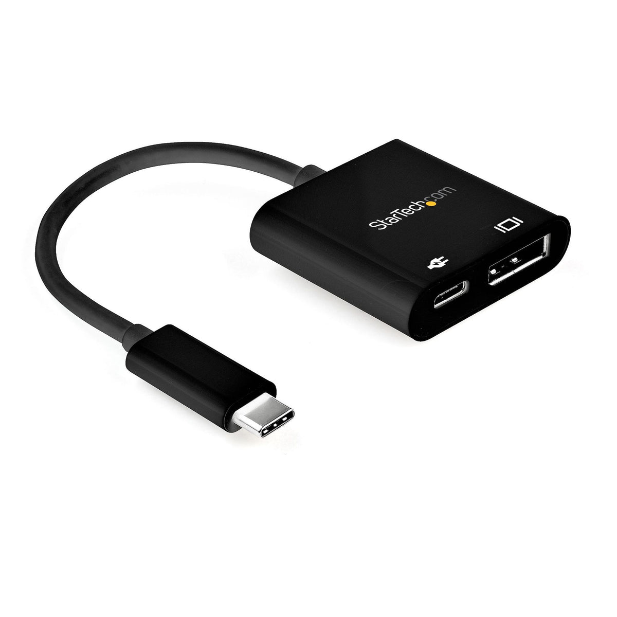 StarTech.com USB C to DisplayPort Adapter 8K 4K 60W PD Black