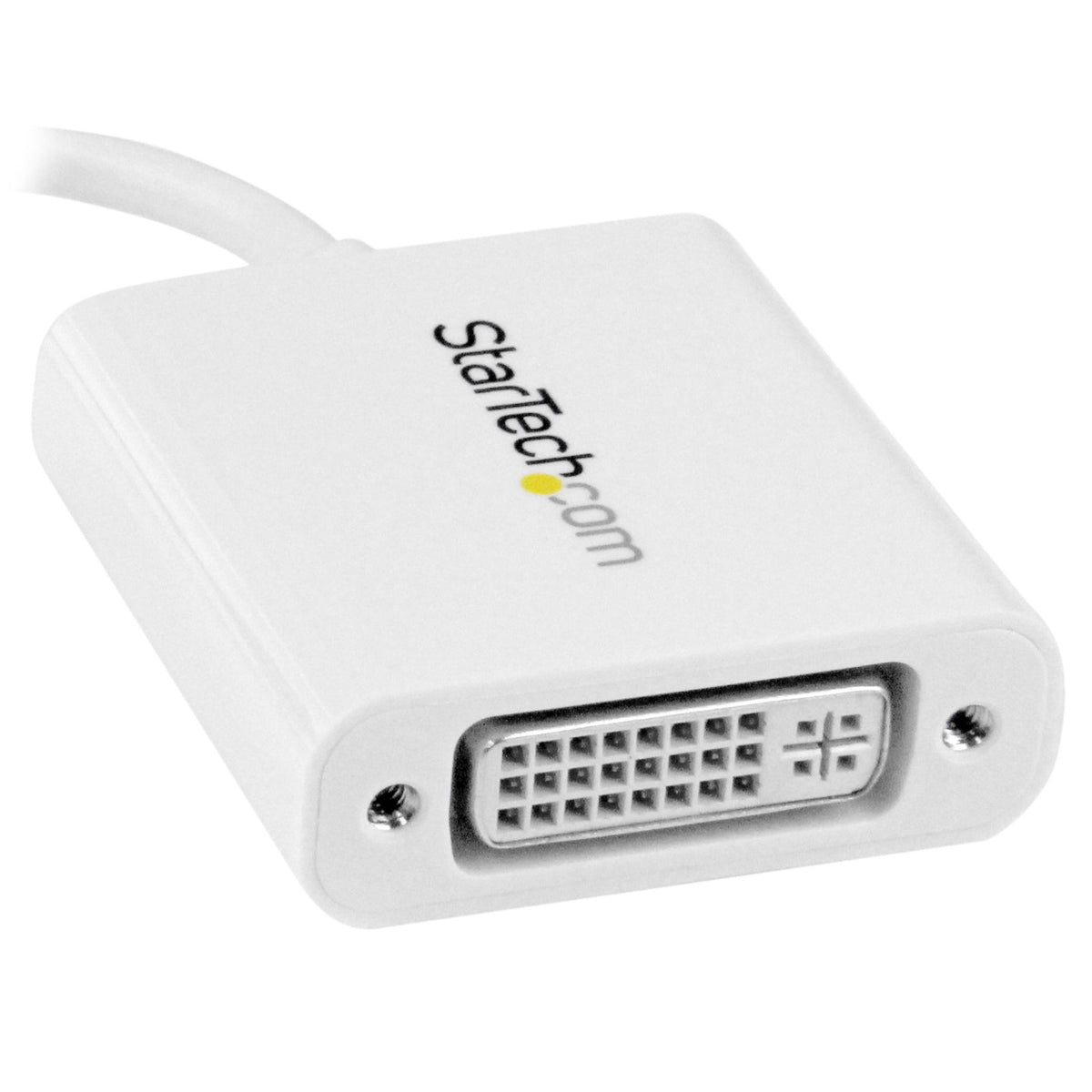 StarTech.com USB-C to DVI Adapter White 1920x1200 Thunderbolt 3 Compatible