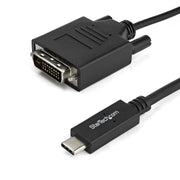 StarTech.com USB-C to DVI Cable 1m 1920x1200 Black
