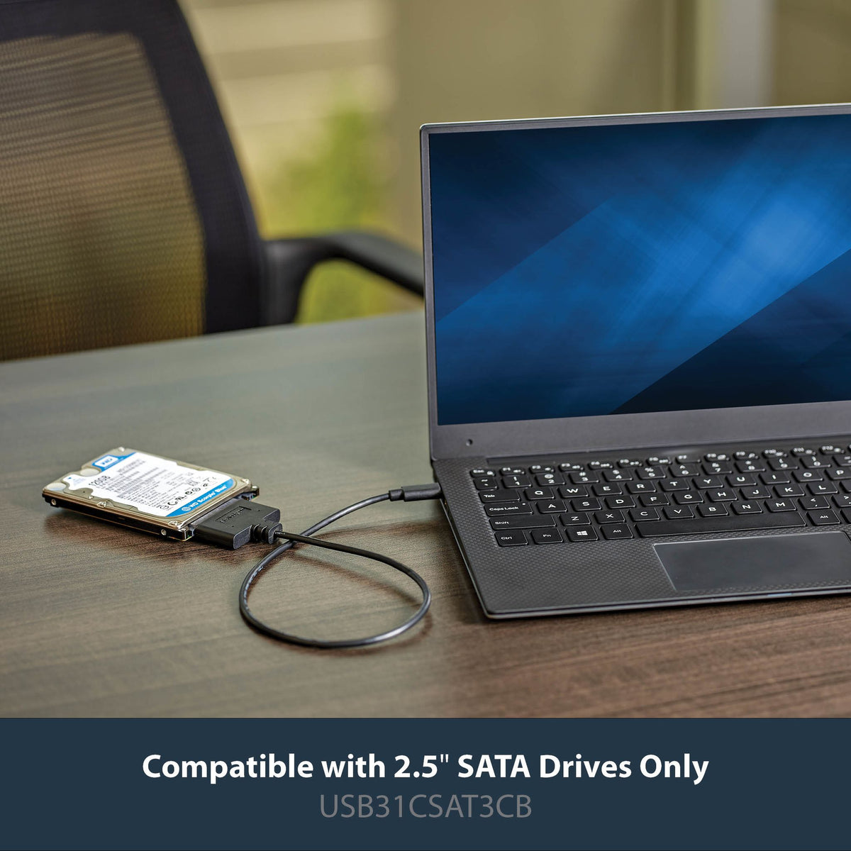 StarTech.com USB-C to SATA Adapter Cable for 2.5" Drives USB 3.1 10Gbps UASP