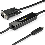 StarTech.com USB-C to VGA Cable 1m 1920x1200 Black