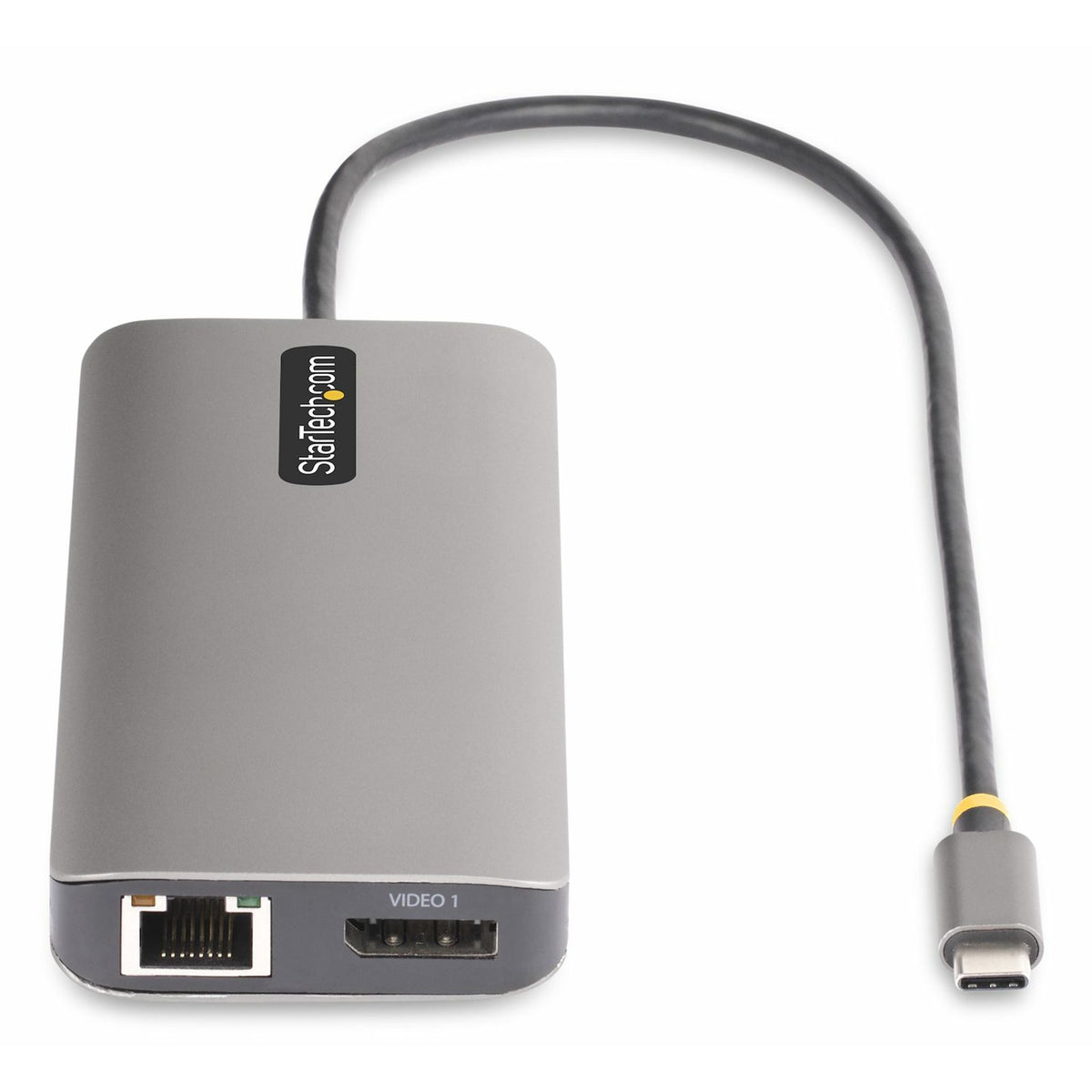 StarTech.com USB-C Triple-Monitor Adapter Dual 4K HDMI DP 4x USB-A GbE SD 100W