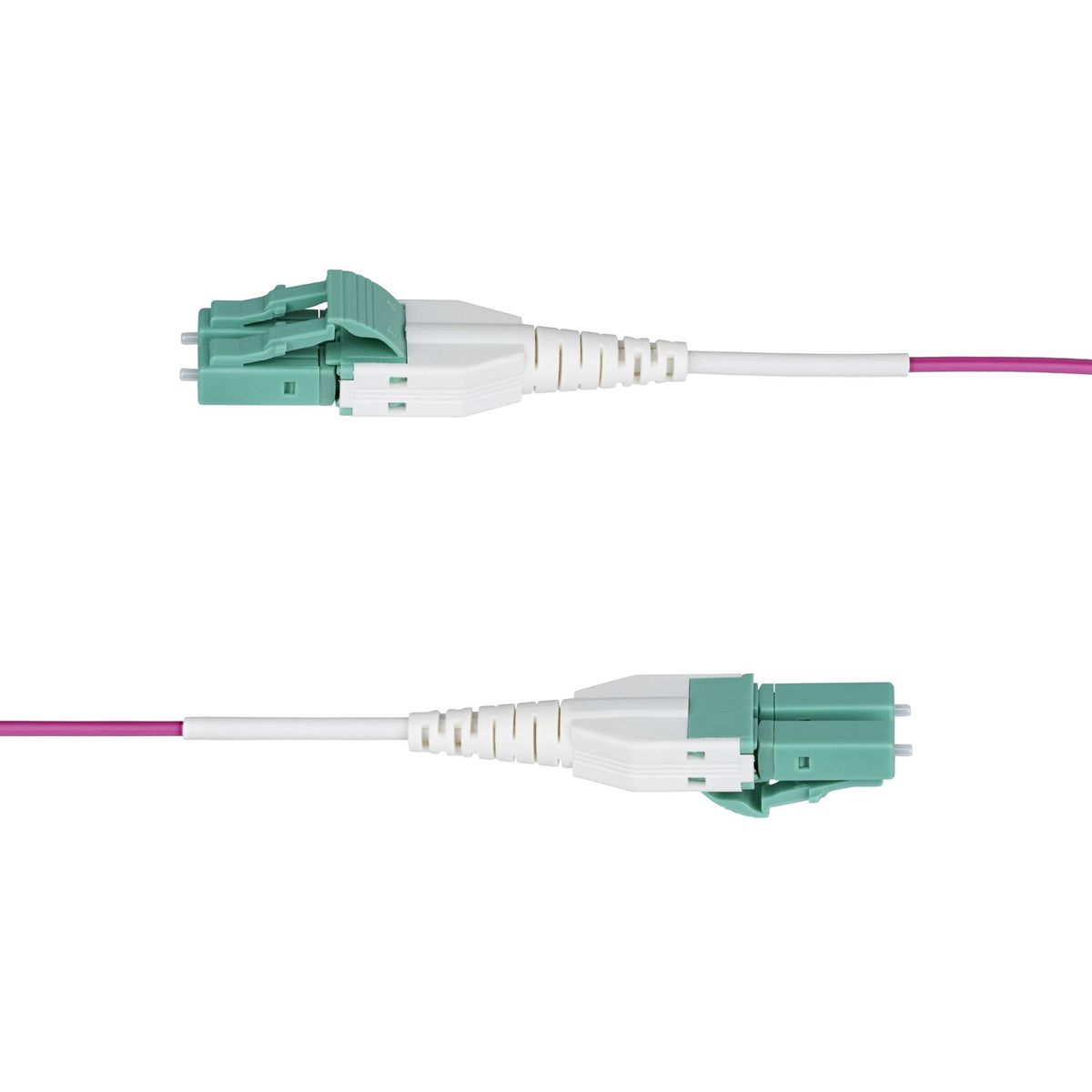 StarTech OM4 3m LC/LC-UPC Multimode Fiber Optic Cable Erika Violet 50/125µm