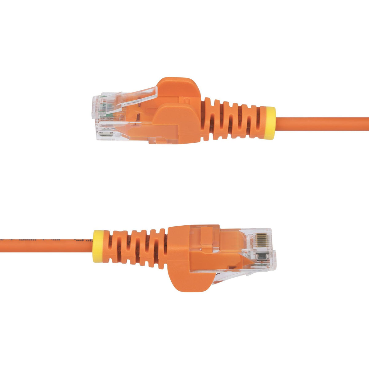 StarTech Orange Slim CAT6 Ethernet Cable 1m Snagless RJ45 UTP LSZH 28AWG Pure