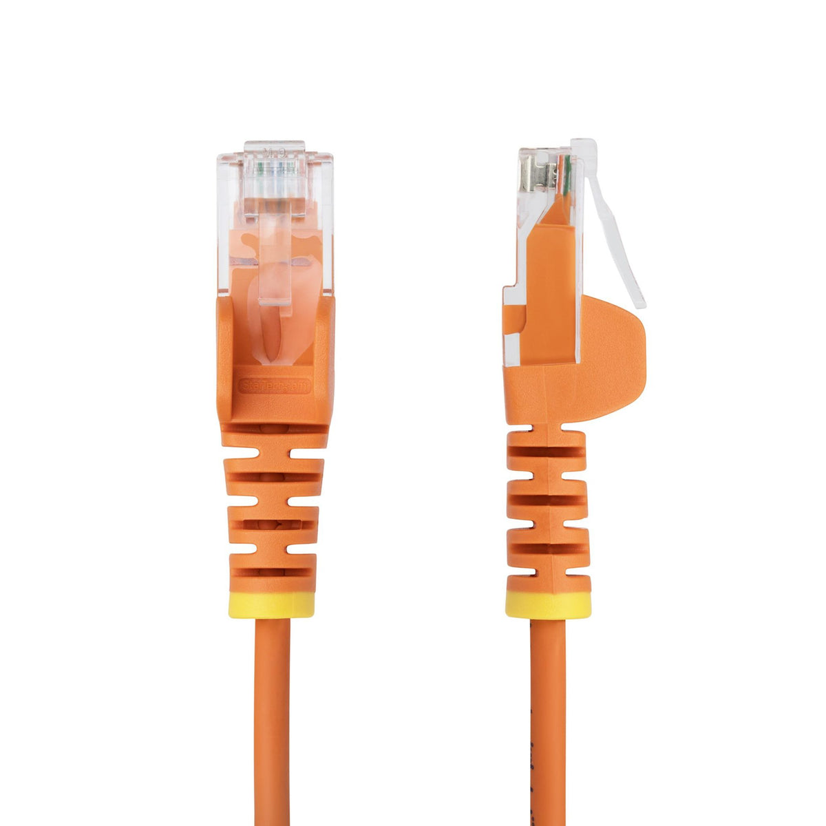 StarTech Orange Slim CAT6 Ethernet Cable 5m Snagless RJ45 UTP LSZH 28AWG Pure