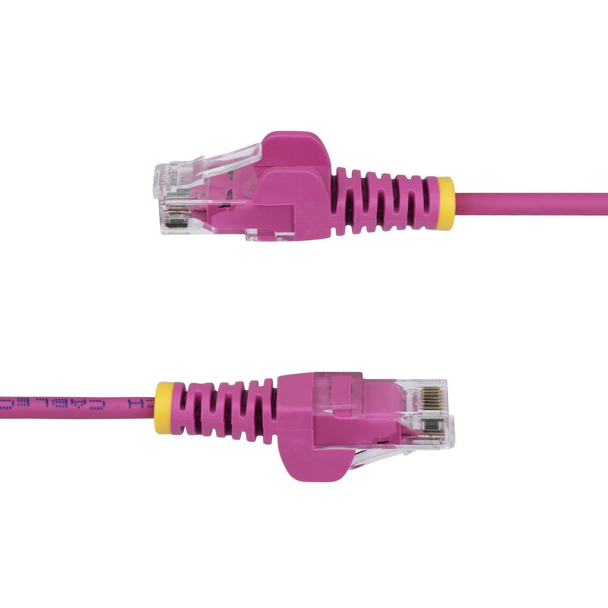 StarTech Pink Slim CAT6 Ethernet Cable 15m Snagless RJ45 UTP LSZH Pure Copper