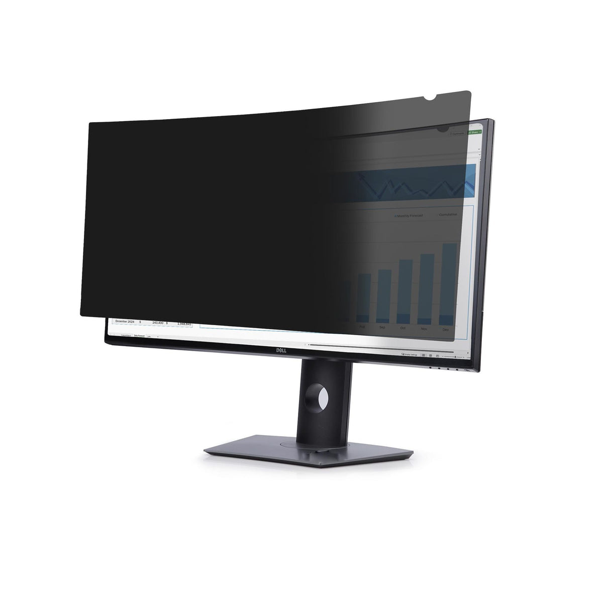 StarTech Privacy Screen for Dell P3424WE Curved Ultrawide Monitor Double-Sided