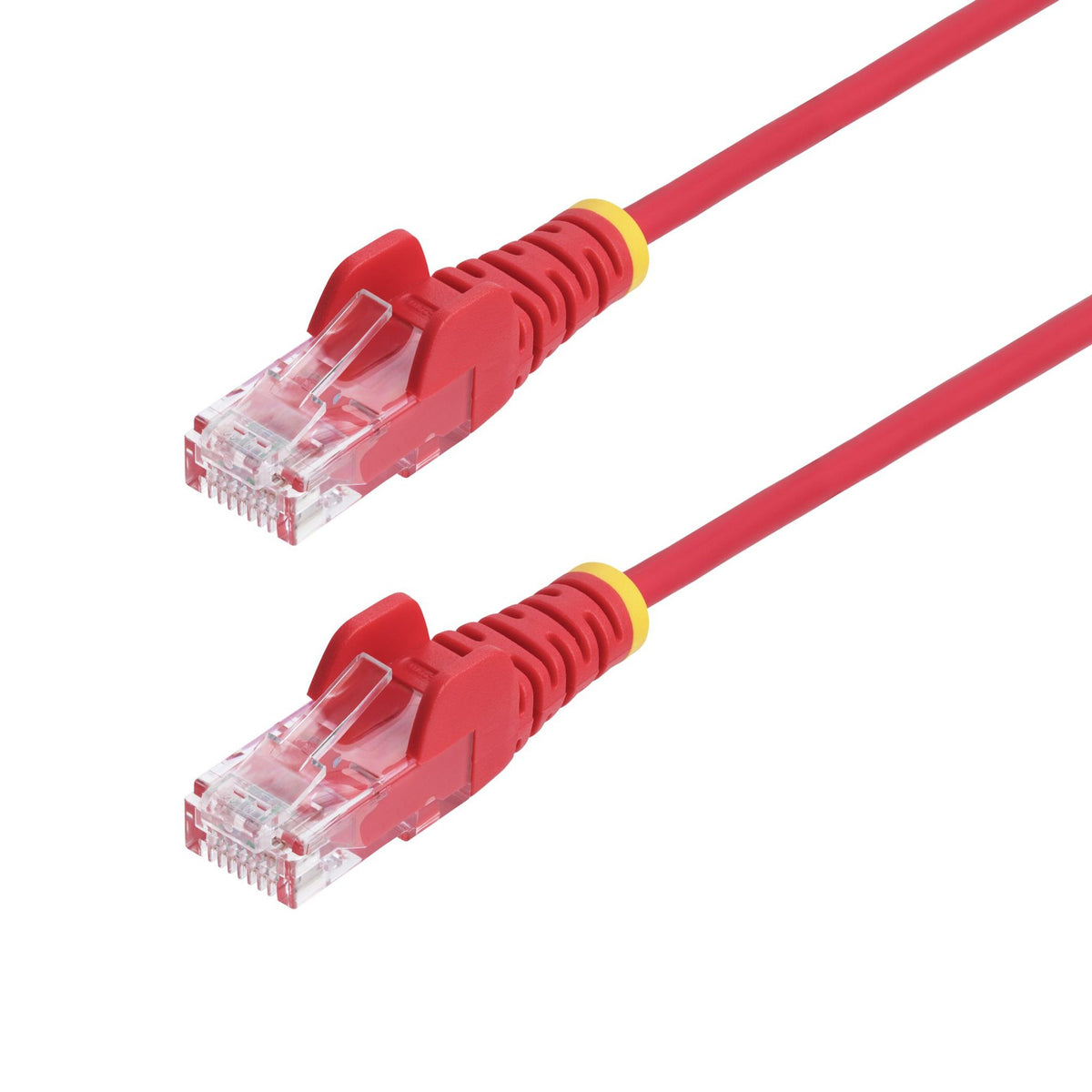 StarTech Red Slim CAT6 Ethernet Cable 15m Snagless RJ45 UTP LSZH 28AWG Pure