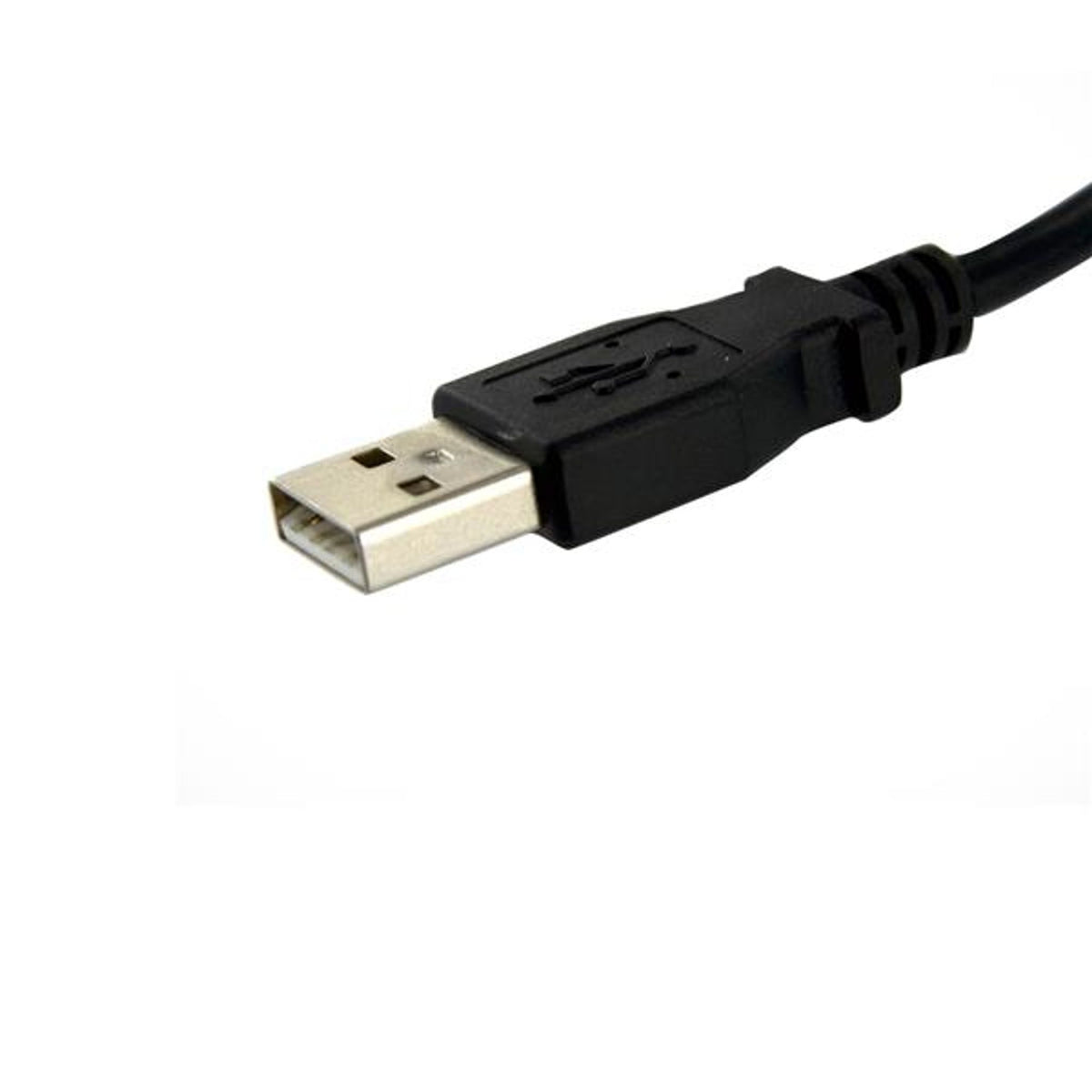 StarTech USB 2.0 1ft A/F Panel Mount Cable Black