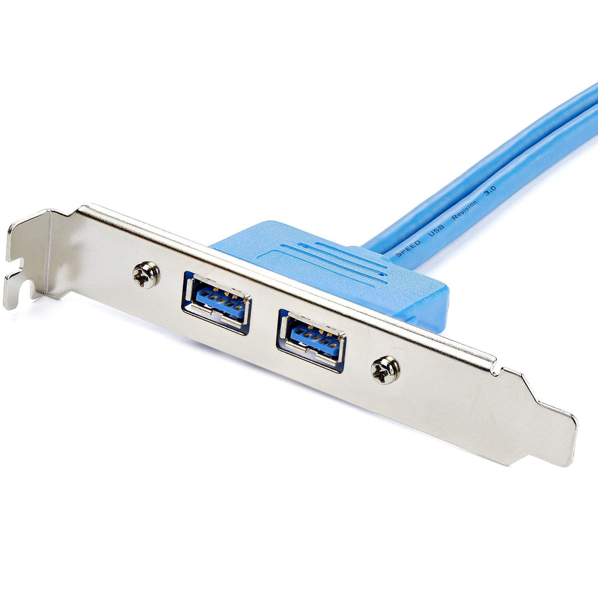 StarTech USB 3.0 2-Port A Female Slot Plate Adapter USB 3.2 Gen 1