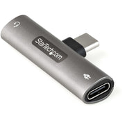 StarTech USB C Audio Charge Adapter 3.5mm TRRS 60W PD
