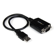 StarTech USB to Serial Adapter PL-2303 COM Retention DB-9 RS-232 Cable Black