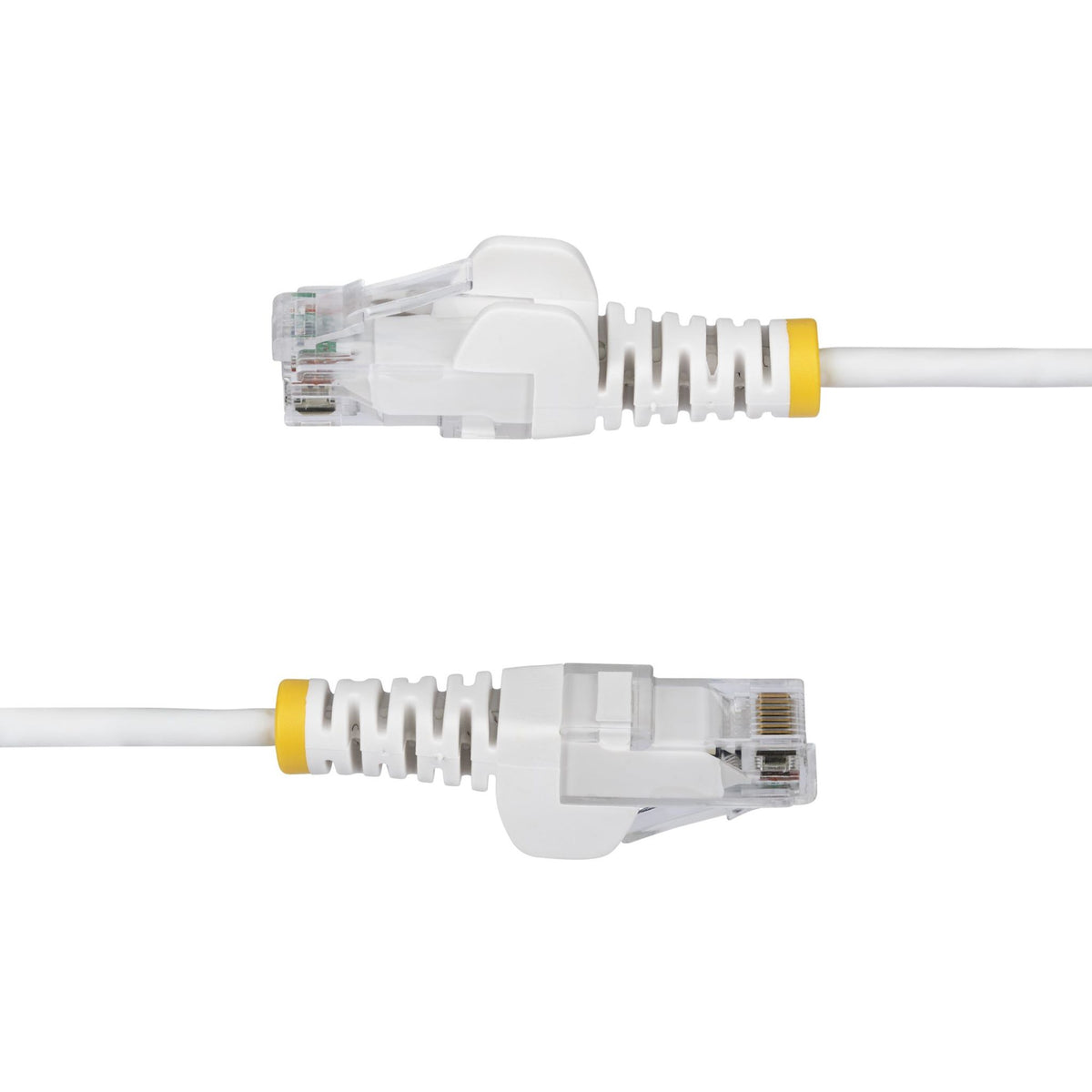 StarTech White Slim CAT6 Ethernet Cable 1m Snagless RJ45 UTP LSZH 28AWG Pure