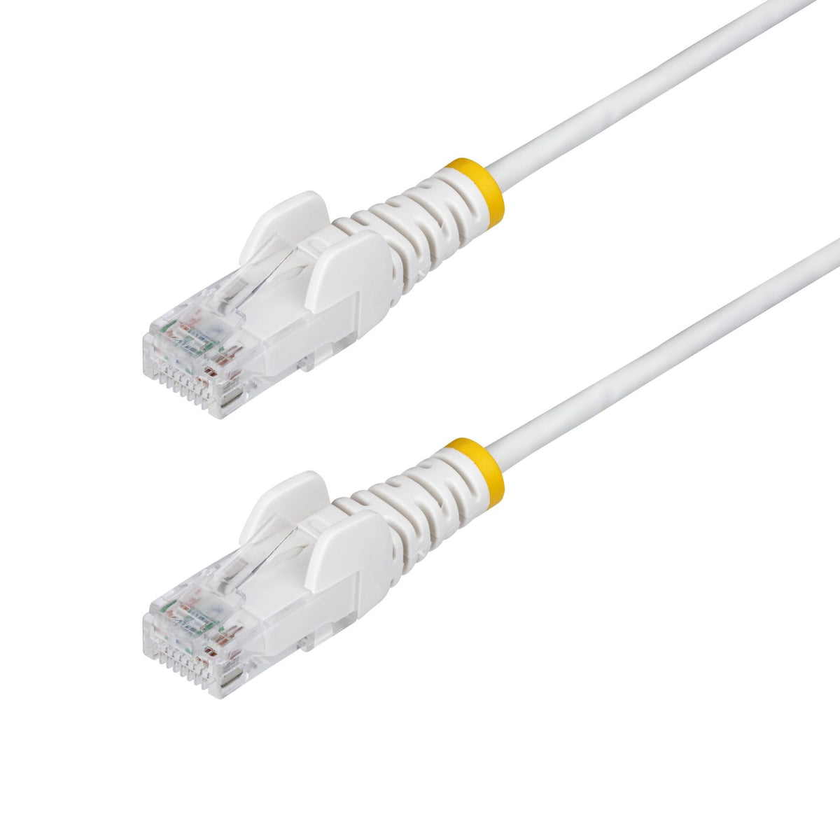 StarTech White Slim CAT6 Ethernet Cable 5m Snagless RJ45 UTP LSZH 28AWG Pure