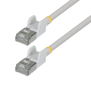StarTech White Ultra Slim Cat6A 80cm FTP Ethernet Cable 34AWG