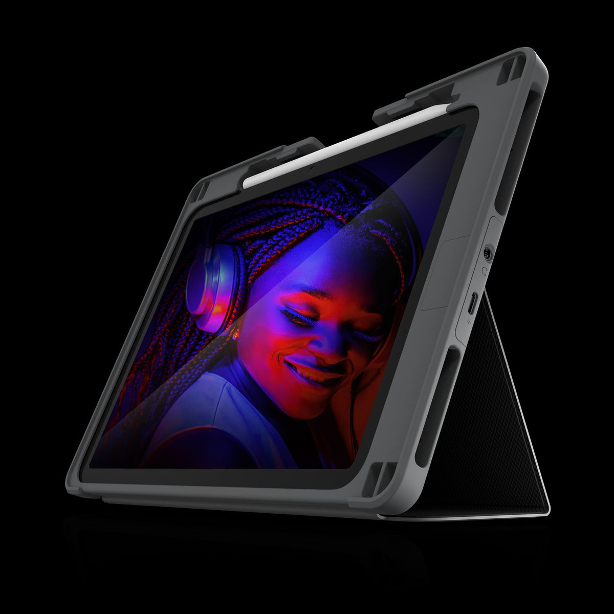 STM DUX Ox iPad 10th/11th Gen Case - Black