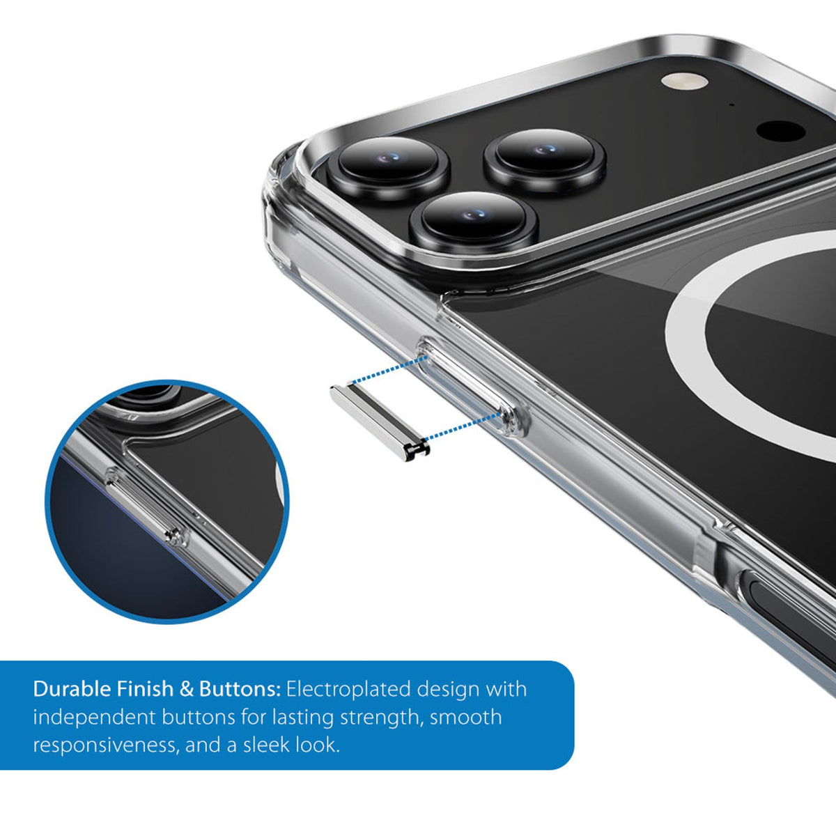 Strike Clear TPU+PC Case for iPhone 17 Pro Max with MagSafe