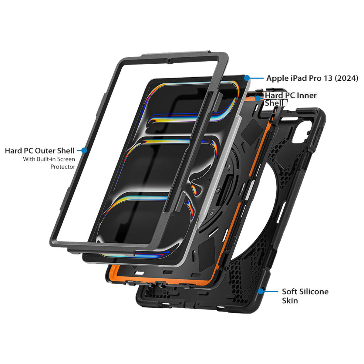 Strike Protector Case for Apple iPad Pro 13 M5/M4