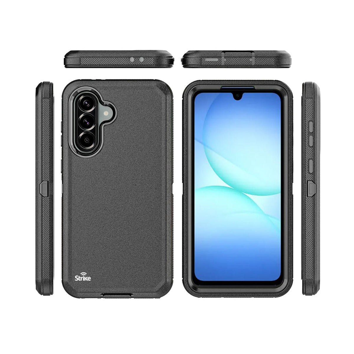 Strike Rugged Case for Samsung Galaxy A17 Black V2