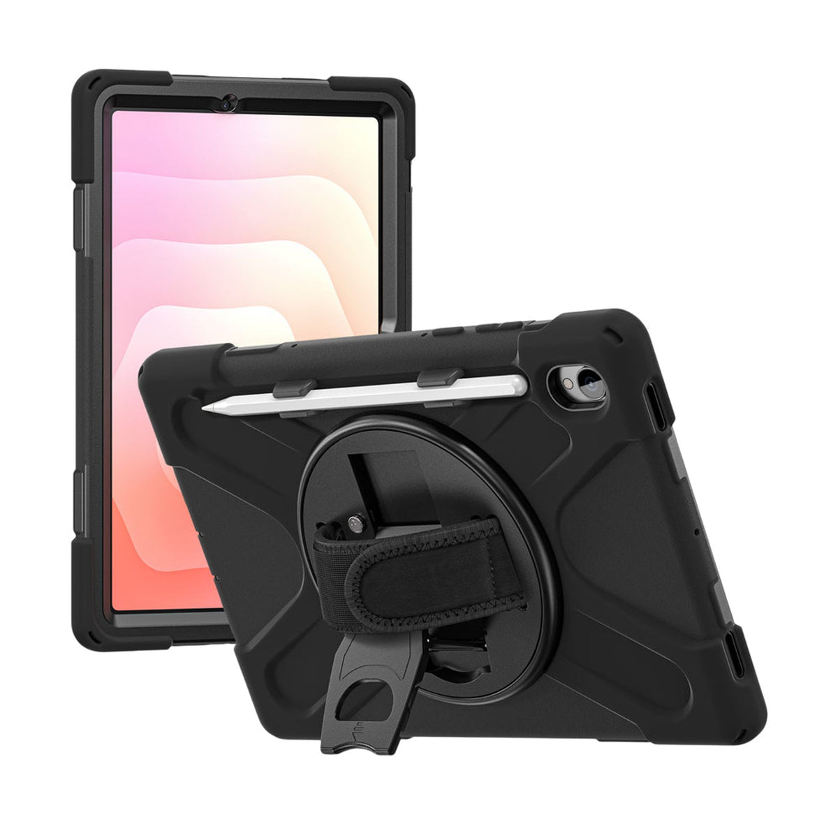 Strike Rugged Case with Hand Strap and Lanyard for Samsung Galaxy Tab S11