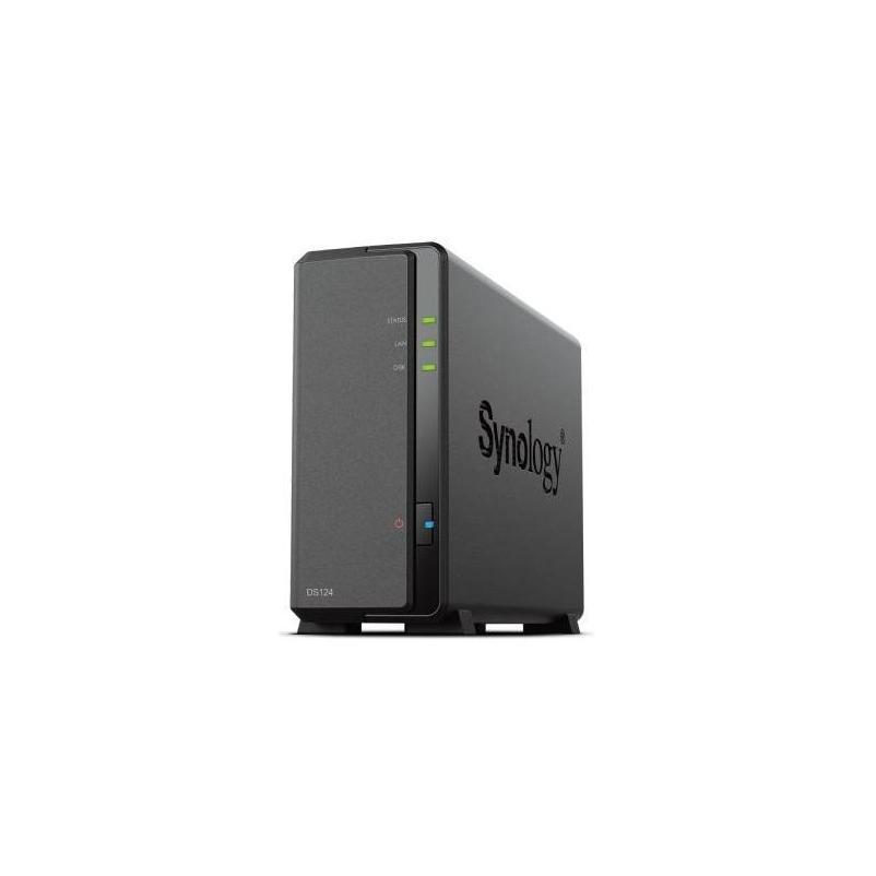 Synology DiskStation DS124 1-Bay 3.5" Diskless 1xGbE NAS (Tower) Realtek RTD1...