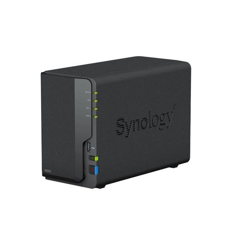 Synology DiskStation DS223 2-Bay 3.5" Diskless 1xGbE NAS (Tower) (HMB) Realte...