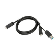 Targus ACC1135GLX 1.8m USB-C to USB-A Data Cable Black